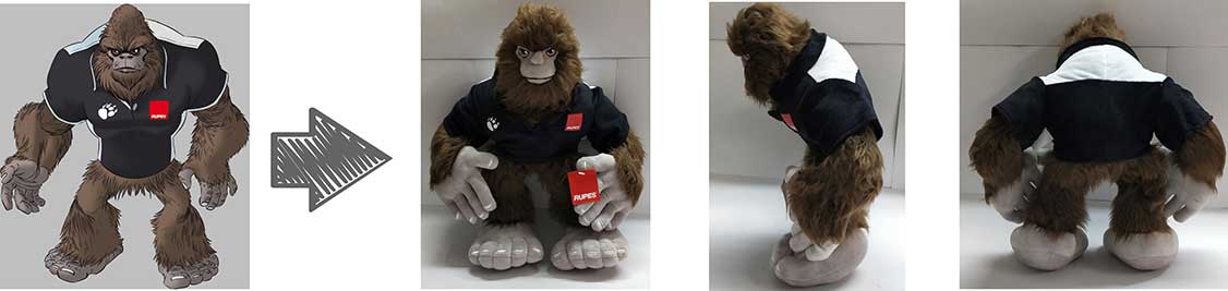 custom plush - corporate giveaways - rupes usa inc.