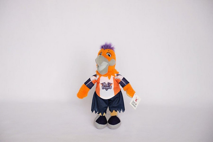 custom plush mascot flint firebirds flint michigan