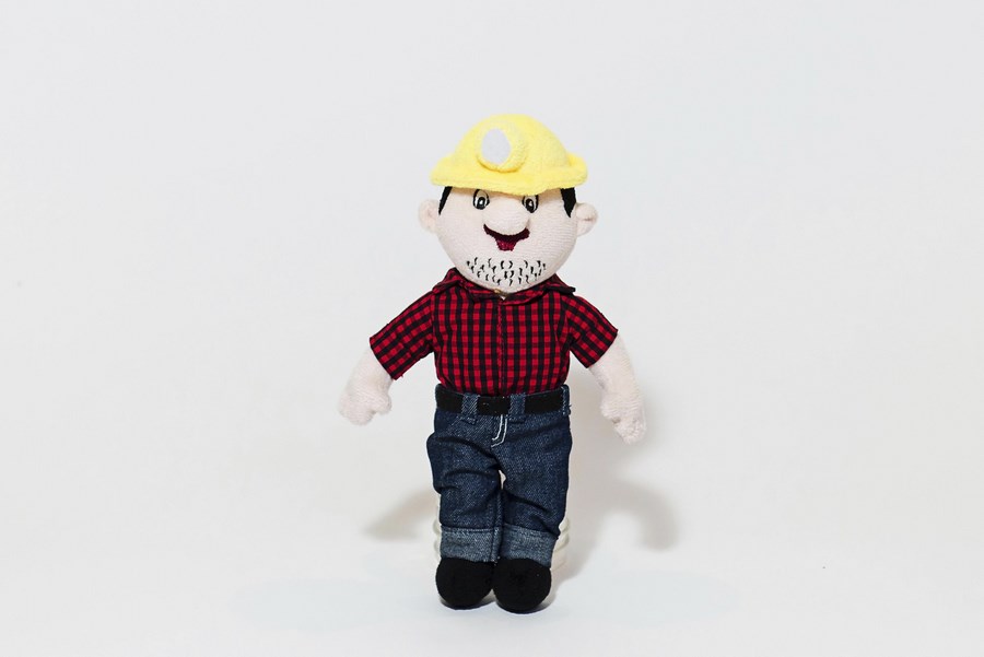 Custom Plush Toy - Man in Work Clothing