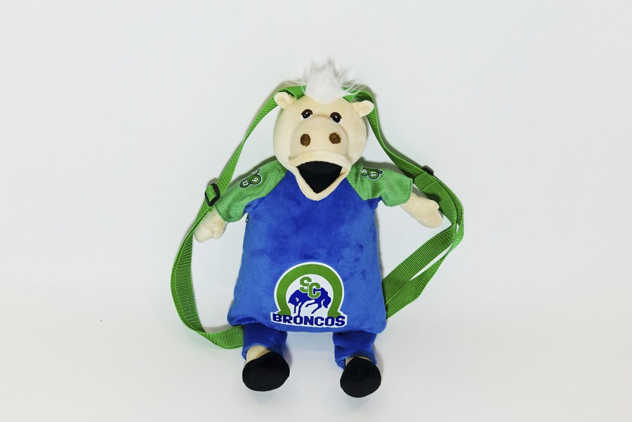 Branded Custom Plush Backpack - Horse