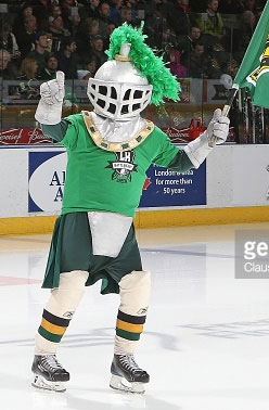 London Knights - Mascot Stuffed Animaals