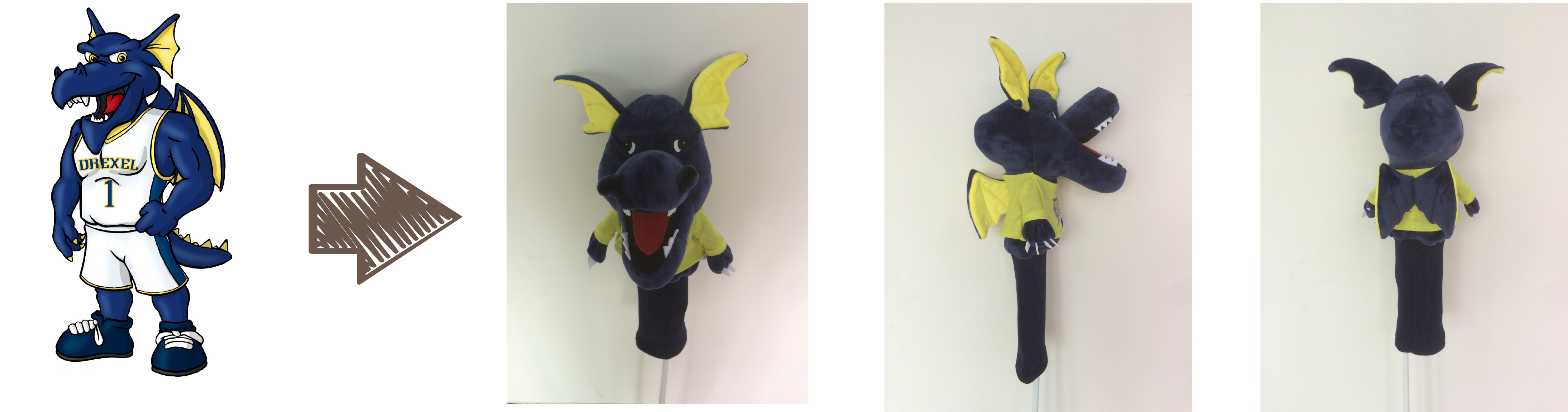 Drexel University Custom Golf Headcover