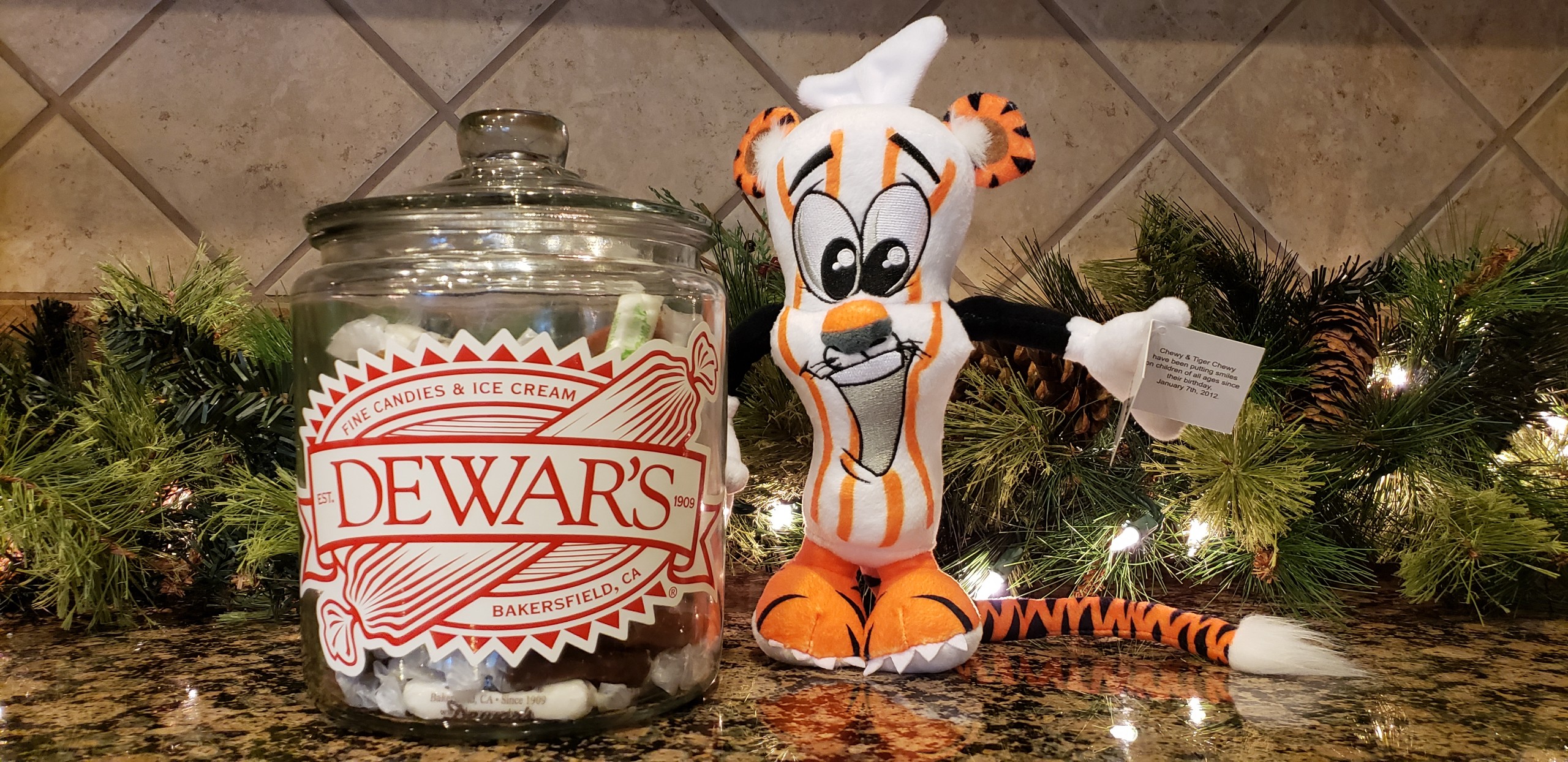 Dewars Candy custom plush