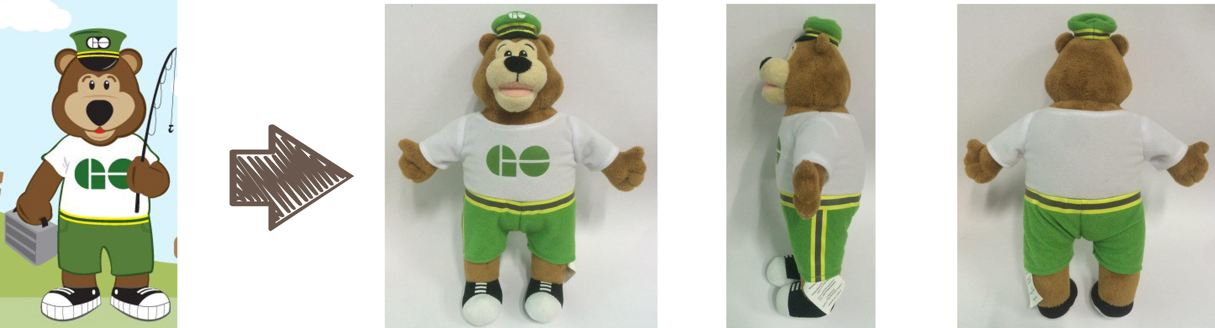 Go Transit mascot stuffed animal