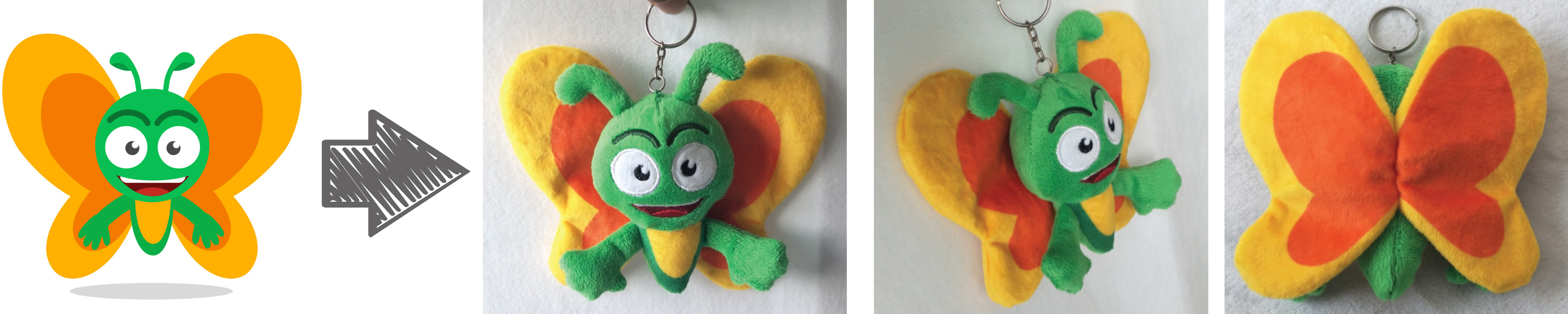 Jassby stuffed animal keychain